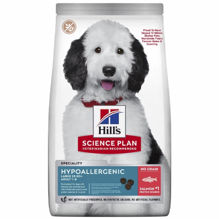 Science Plan Hypoallergenic Adult Large Breed al Salmone - 12KG