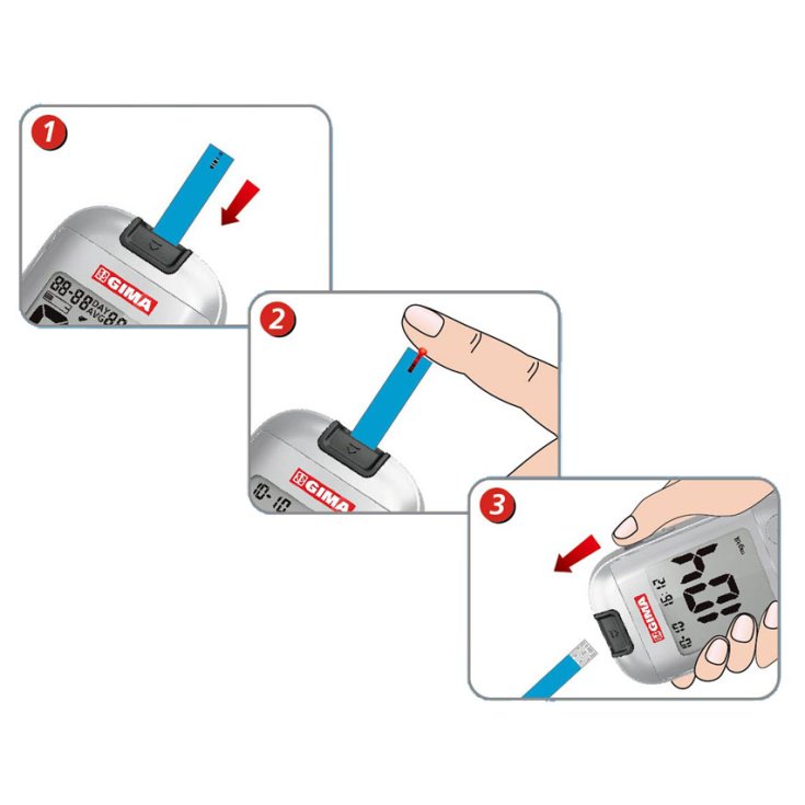 GLUCOMETRO GIMA KIT ITA/ENG
