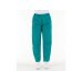 PANTALONE COTONE VERDE L