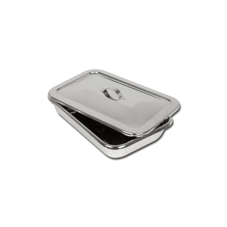 VASSOIO+COP INOX 264X172X47MM