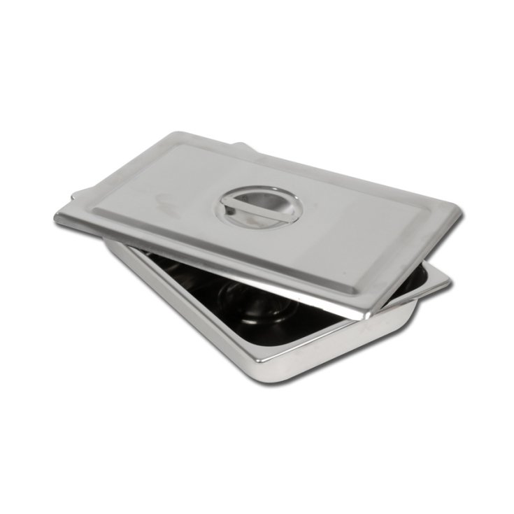 VASSOIO+COP INOX 306X196X50MM