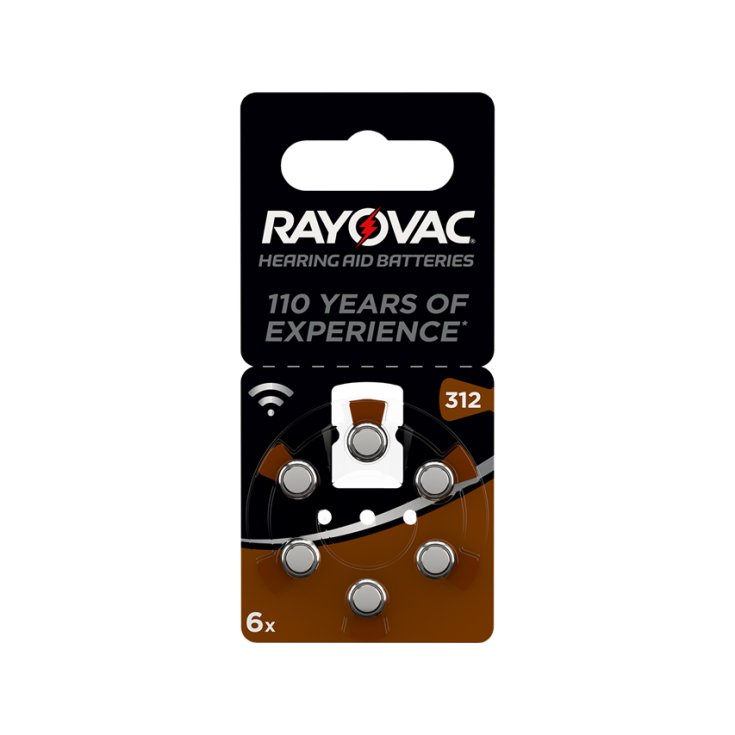 BATTERIE ACUSTICA RAYOVAC 312