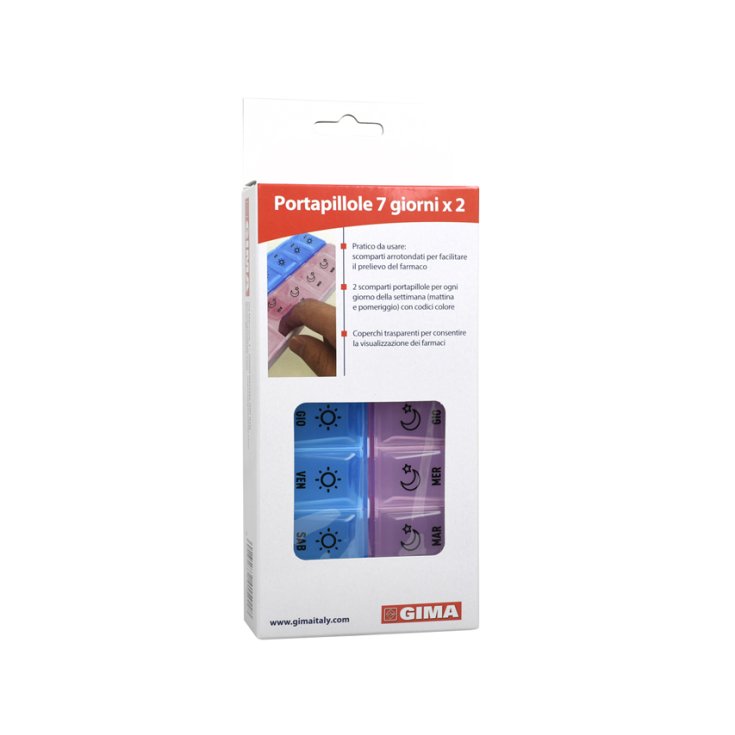 PORTAPILLOLE SETTIMANALE 7GGX2