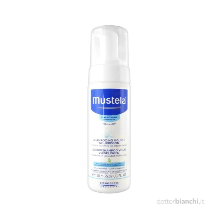 Mustela Schiuma Shampoo Per La Pelle Normale Del Neonato 150ml