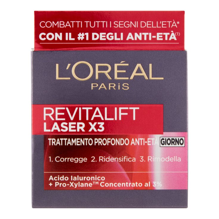 Revitalift Laser X3 Crema Viso Giorno Antirughe L'OREAL 50ml