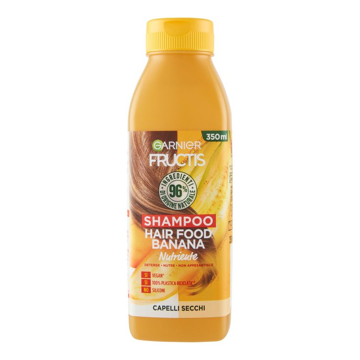 Fructis Hair Food Banana Shampoo Nutriente Garnier 350ml
