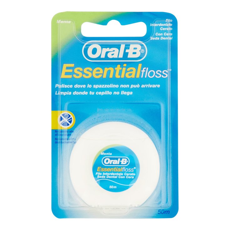 Oral-B&reg; Essentialfloss&trade; Filo Interdentale&nbsp;Cerato 50mt