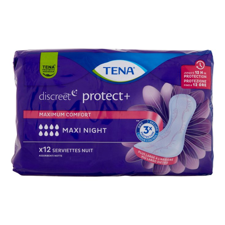 Tena Lady Assorbenti Maxi Night 12 Pezzi