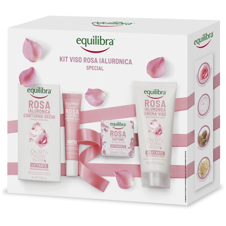 Kit Viso Rosa Ialuronica Special Equilibra&reg; Cofanetto
