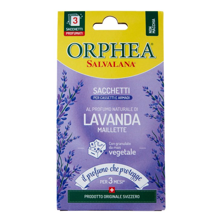 Sachetti al Profumo di Lavanda Orphea 3 Sachetti Profumati