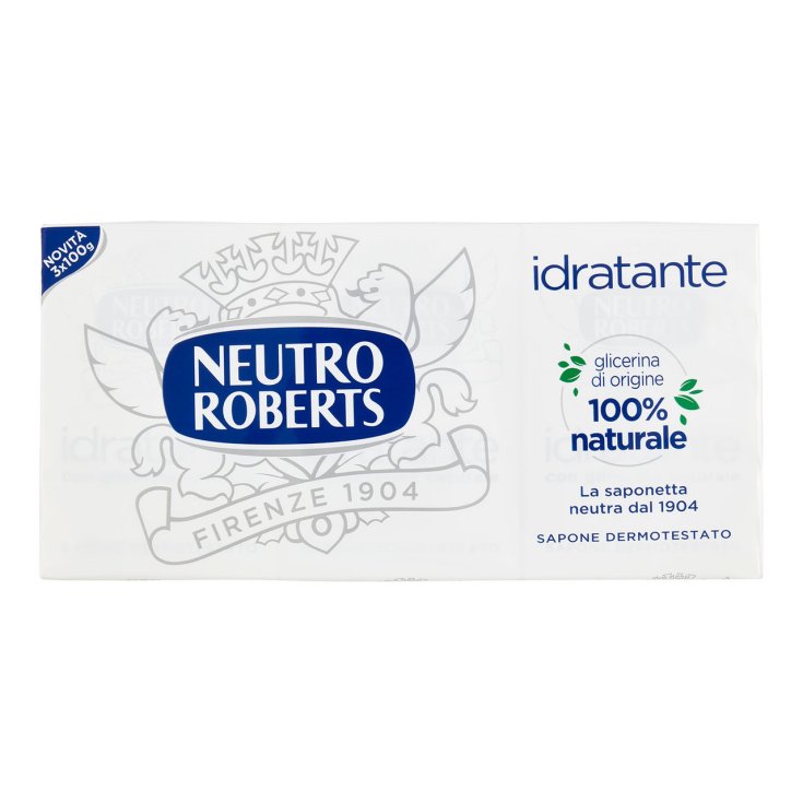 Sapone Solido Idratante Neutro Roberts 3x100g