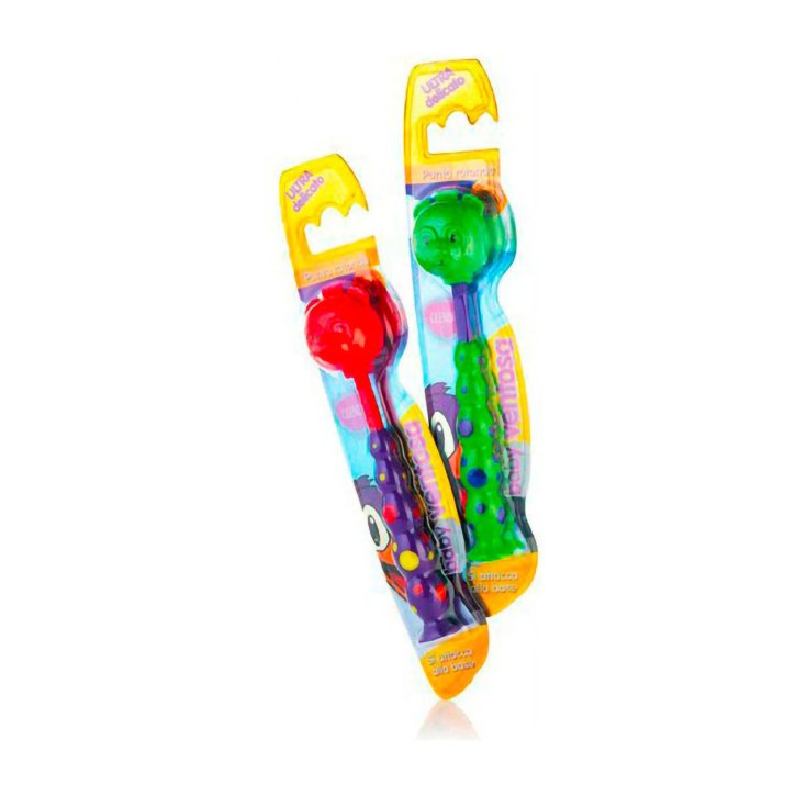 Spazzolino Baby con Ventosa PharmaClendy&reg; 1 Pezzo