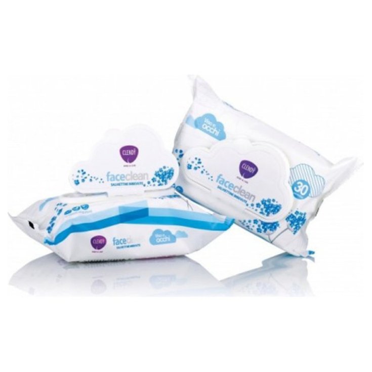 FaceClean Salviettine Struccanti Clendy&reg; 30 Pezzi
