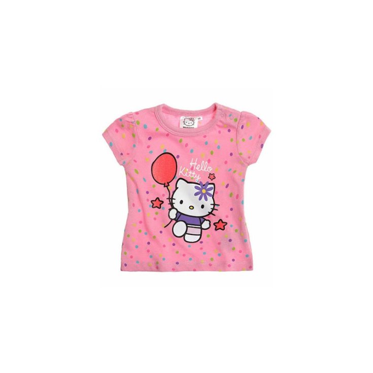 T-shirt maglia maglietta bimba neonata Hello Kitty rosa 18 m