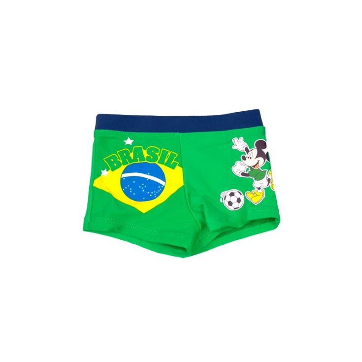 Costumino costume da bagno boxer bimbo neonato Disney baby Mickey Mouse verde 23 m