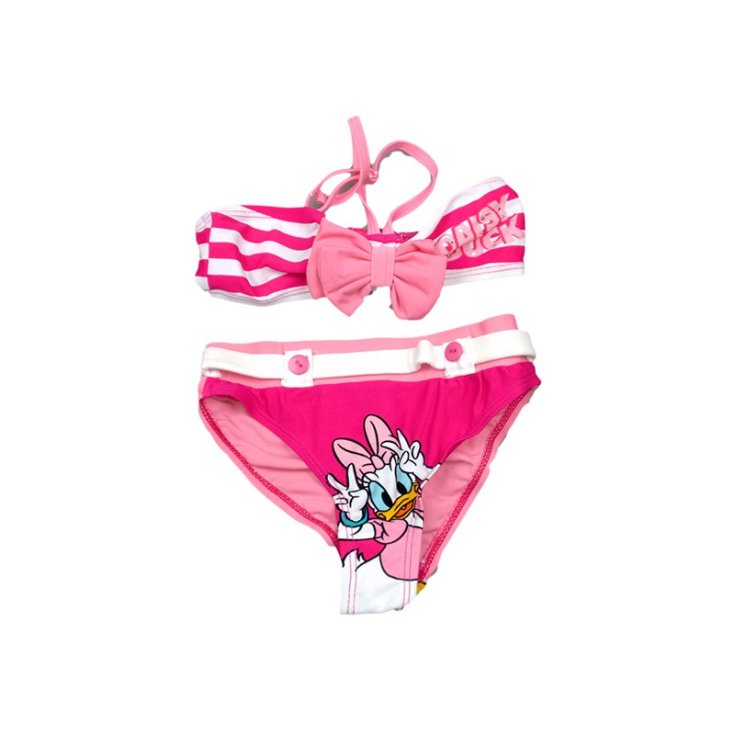 Costumino costume da bagno 2 pezzi bimba bambina Disney Paperina fucsia 4A