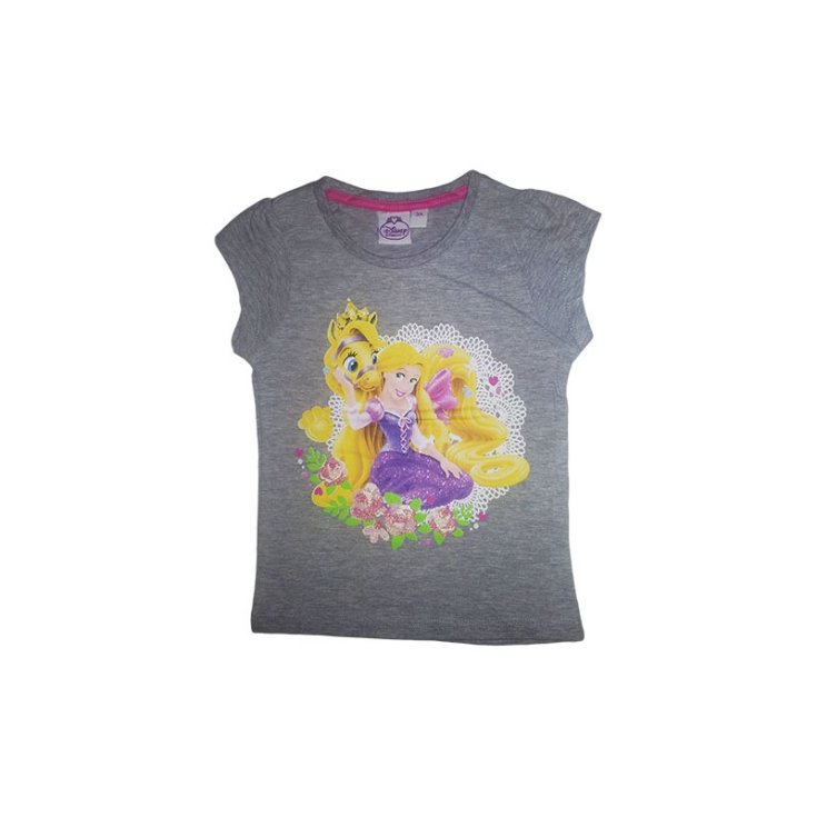 T-shirt maglia maglietta bimba bambina Disney Principesse grigio 5A
