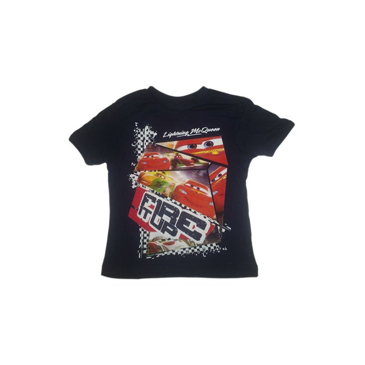 T-shirt maglia maglietta bimbo bambino Disney Cars blu 4A