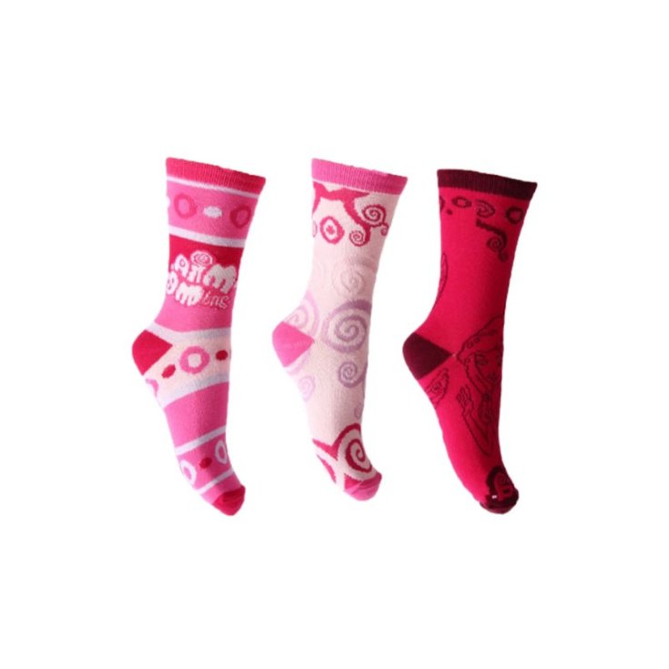 Confezione 3pz calza corta calzino bimba bambina Mia & Me 27-30
