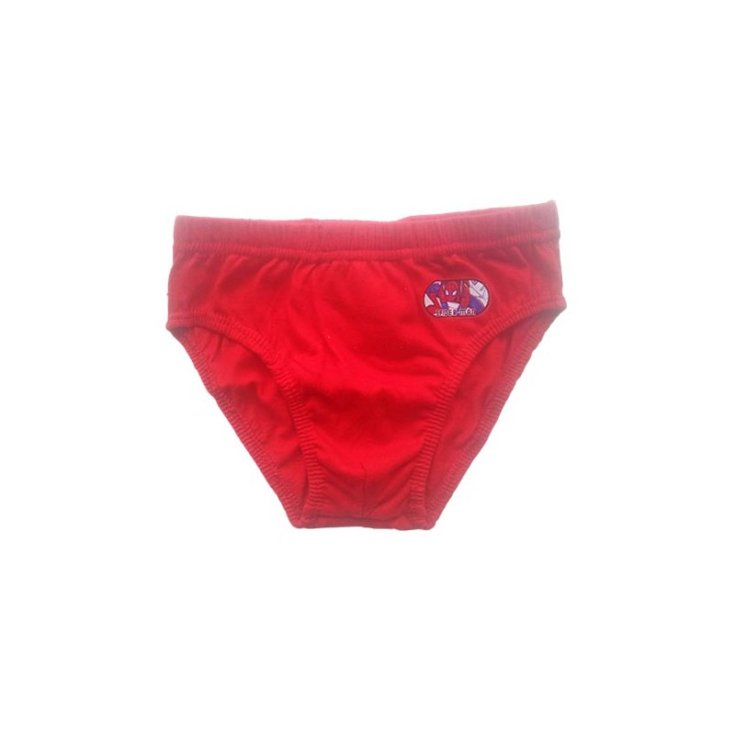 Slip Natale mutandina bimbo bambino Uomop Ragno Spiderman rosso 4-5 anni