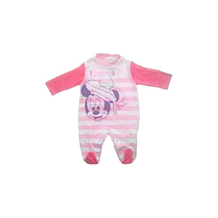 Disney Baby Tutina Minnie In Cotone Colore Rosa-Fucsia 3-6 Mesi