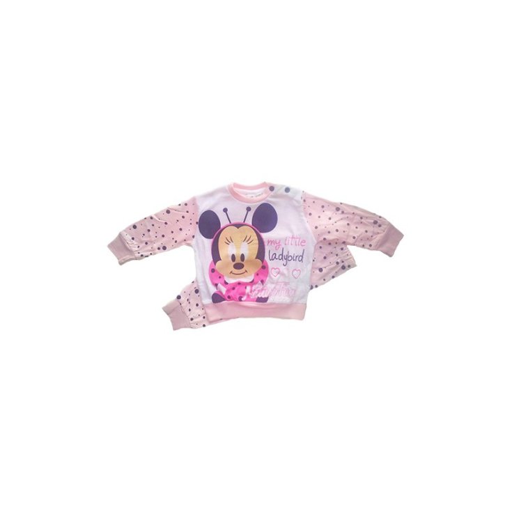 Pigiama maglia maglietta pantalone bimba neonato Disney baby Minnie rosa 36 m
