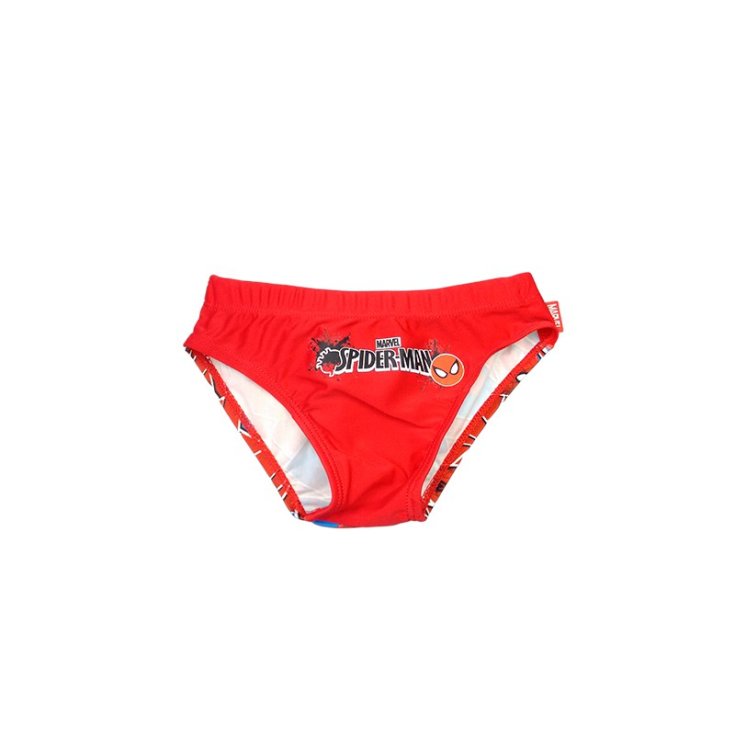 Costumino costume da bagno slip bimbo bambino uomo ragno Spiderman rosso 6A