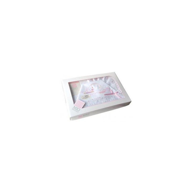 Completo lettino culla Mio Piccolo bimbo neonato lenzuolo ricamo orsetto e coniglietto rosa TU