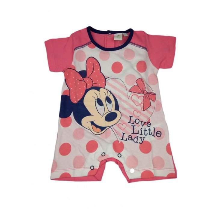Disney Baby Tutina Minnie In Cotone Colore Rosa-Fucsia 1-3 Mesi