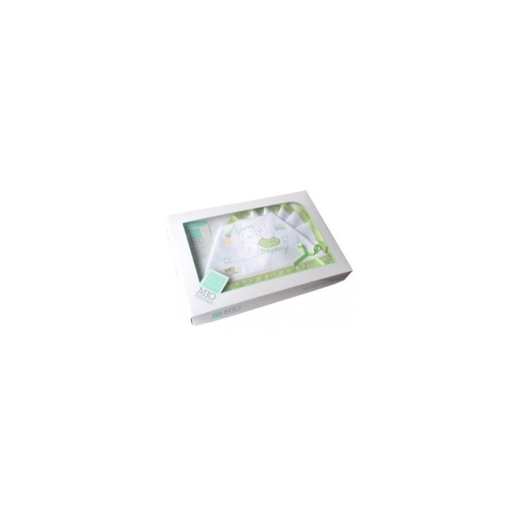 Completo culla lettino Mio Piccolo bimbo neonato lenzuolo ricamo orsetti verde TU