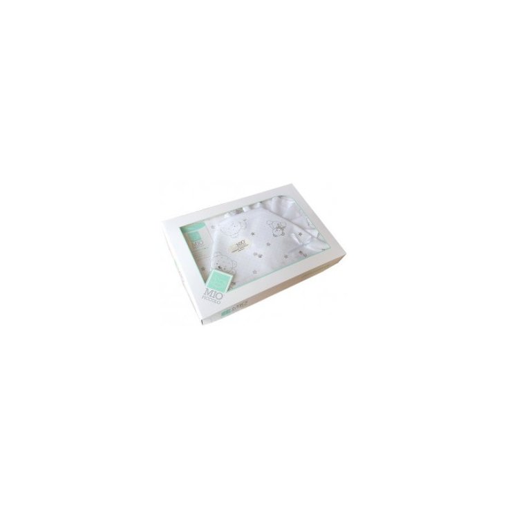 Completo lettino culla Mio Piccolo bimba bimbo neonato lenzuolo stampe orsetto glitter bianco TU