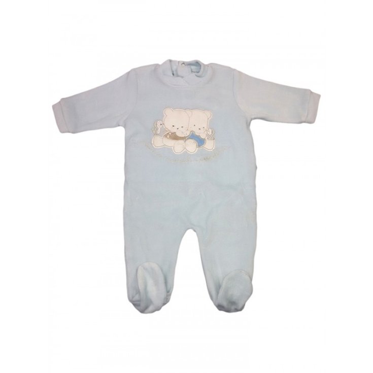 Tuta tutina ciniglia bimbo neonato Ellepi cielo 3 m