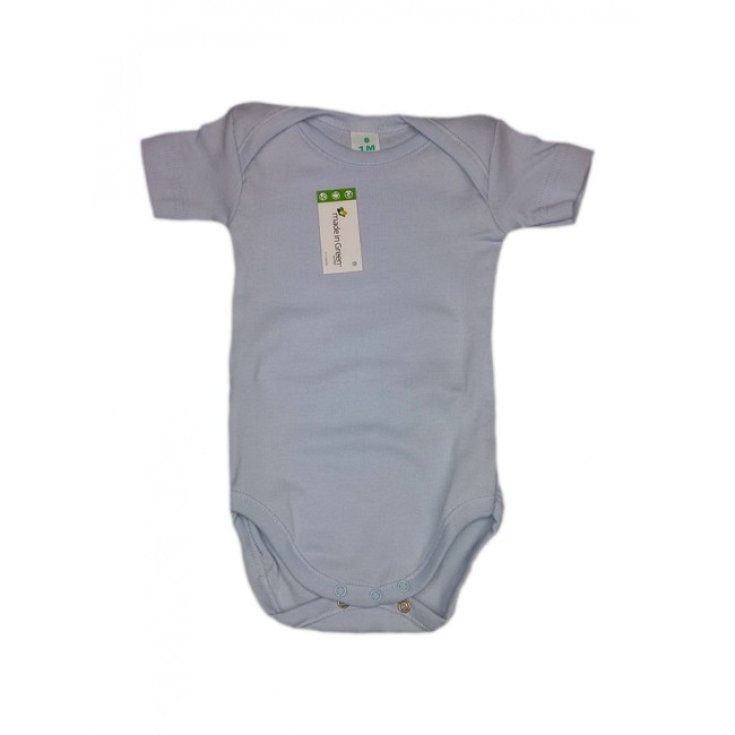 Body bodino intimo neonato bimbo mezza manica Rapife cielo 18 m