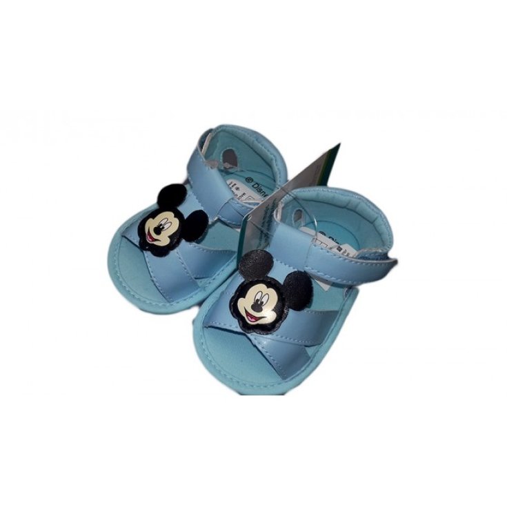 Scarpina scarpa sandalo bimbo neonato Disney baby Mickey cielo 18