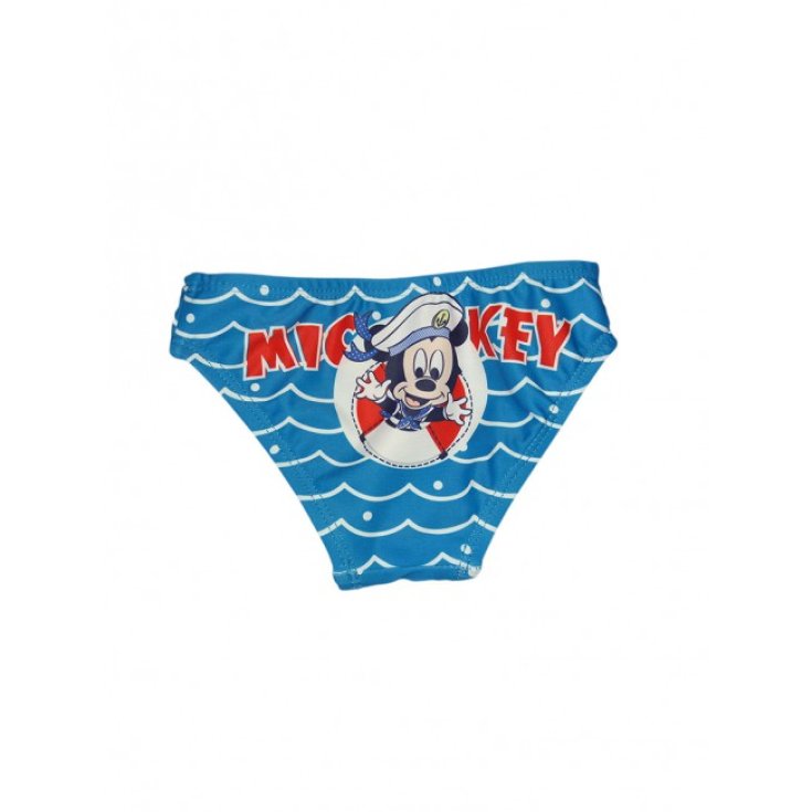 Costumino costume da bagno slip bimbo neonato Disney Mickey azzurro 24 m