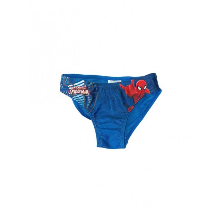 Costumino costume da bagno slip bimbo bambino Spiderman bluette 4A