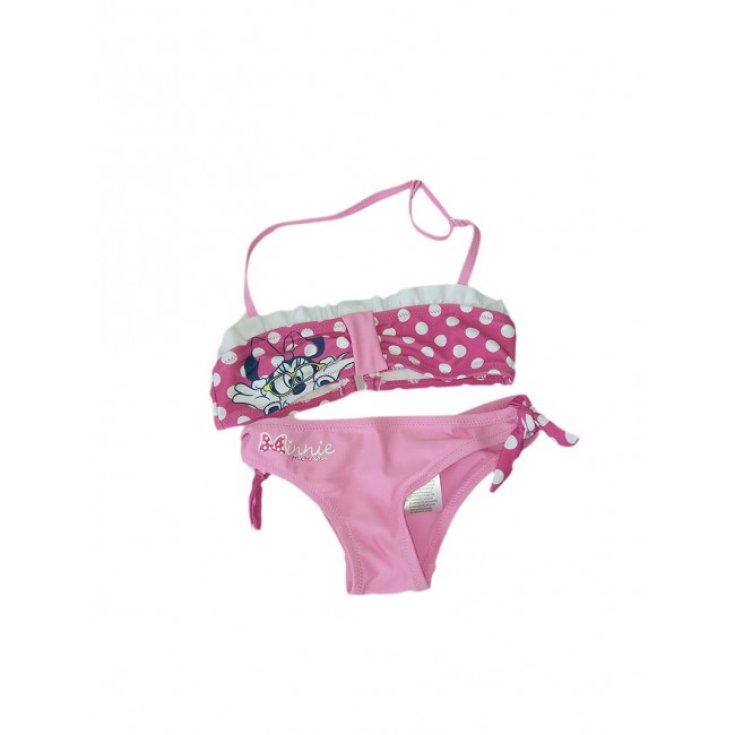 Costumino costume da bagno 2 pezzi bimba bambina Disney Minnie rosa 4A