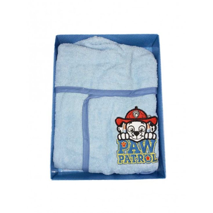 Accappatoio bimbo spugna cotone neonato Paw Patrol cielo 18 m