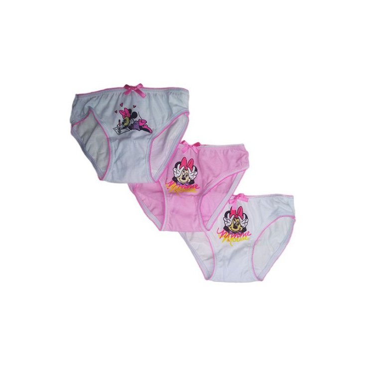 Tris slip mutandina bimba bambina Disney  Minnie 2-3 anni