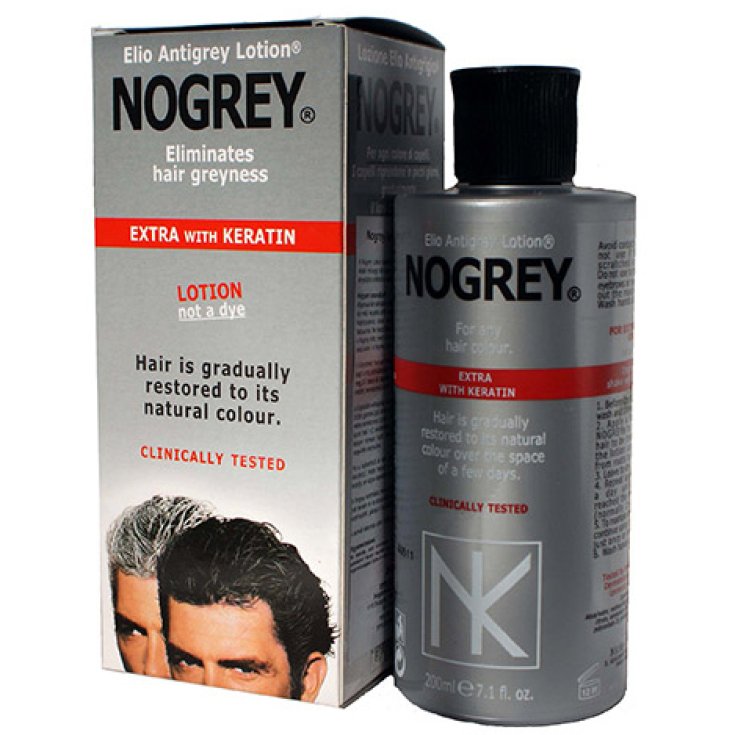 Elio Nogrey Lozione Antigrigio Extra con Keratina 200 ml Elio Nogrey Lozione Antigrigio Extra con Keratina 200 ml