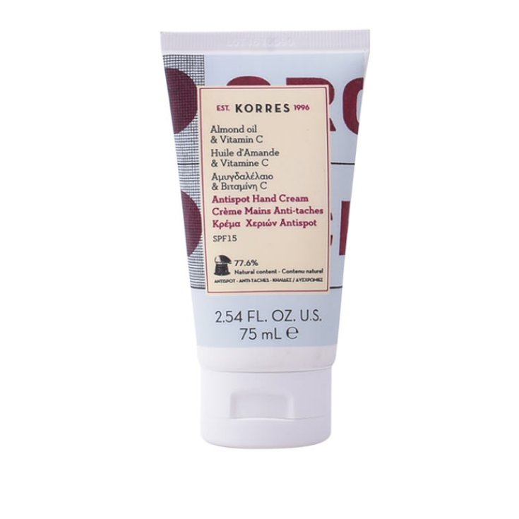 Korres Almond Oil & Vitamin C Antispot Hand Cream 75ml Korres Almond Oil & Vitamin C Antispot Hand Cream 75ml
