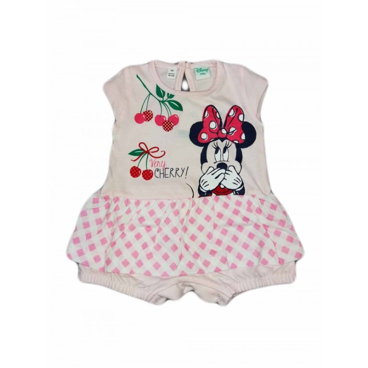 Pagliaccetto tutina bimba neonato Ellepi Disney baby Minnie rosa 6 m