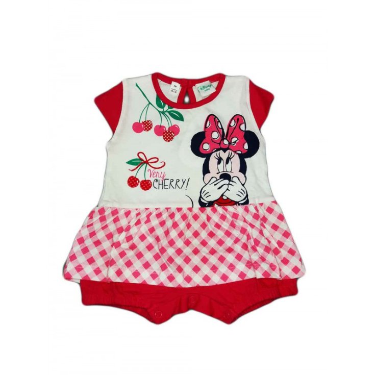 Pagliaccetto tutina bimba neonato Ellepi Disney baby Minnie fucsia 6 m