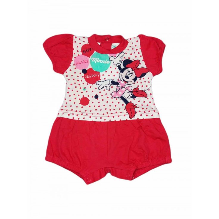 Pagliaccetto tutina bimba neonato Ellepi Disney baby Minnie fucsia 6 m