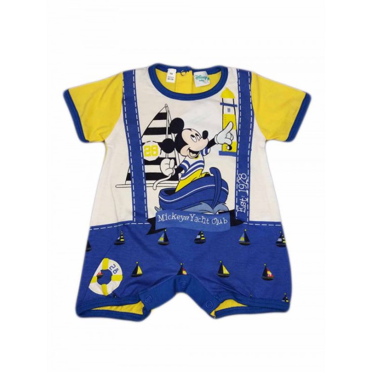Pagliaccetto tutina bimba neonato Ellepi Disney baby Mickey giallo 3 m
