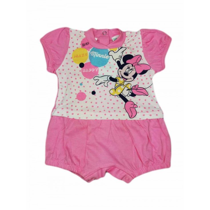 Pagliaccetto tutina bimba neonato Ellepi Disney baby Minnie rosa 9 m