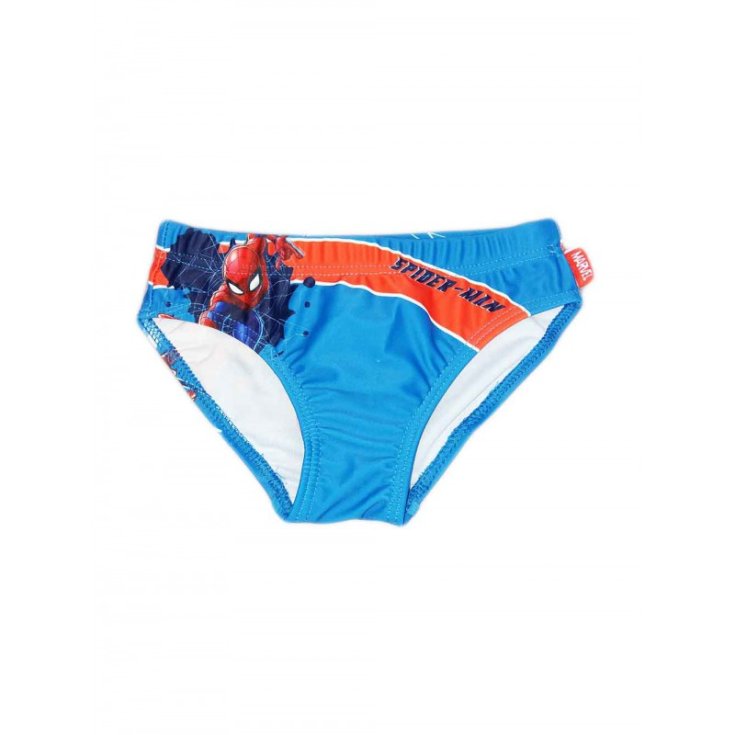 Costumino costume da bagno slip bimbo bambino Spiderman azzurro 6A