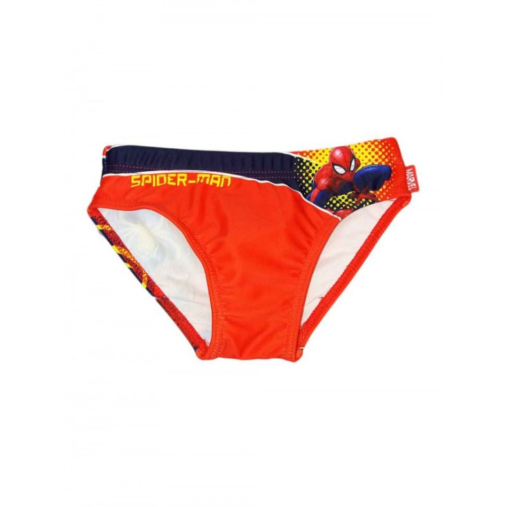 Costumino costume da bagno slip bimbo bambino Spiderman rosso 6A