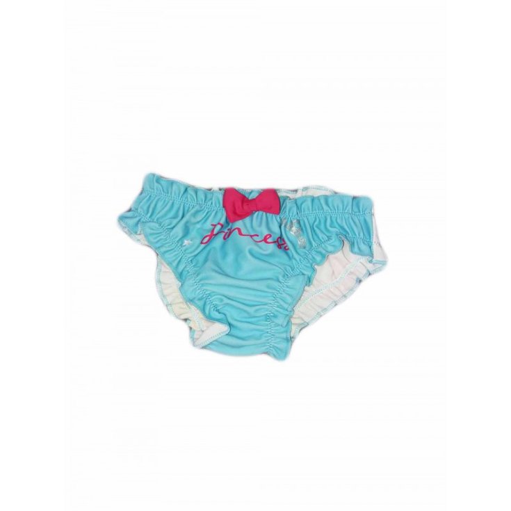 Costumino slip costume da bagno bimba bambina Disney principesse turchese 3A
