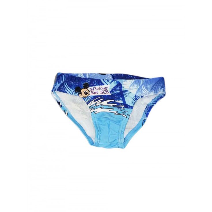 Costumino slip costume da bagno bimbo bambino Disney Mickey blu 4A